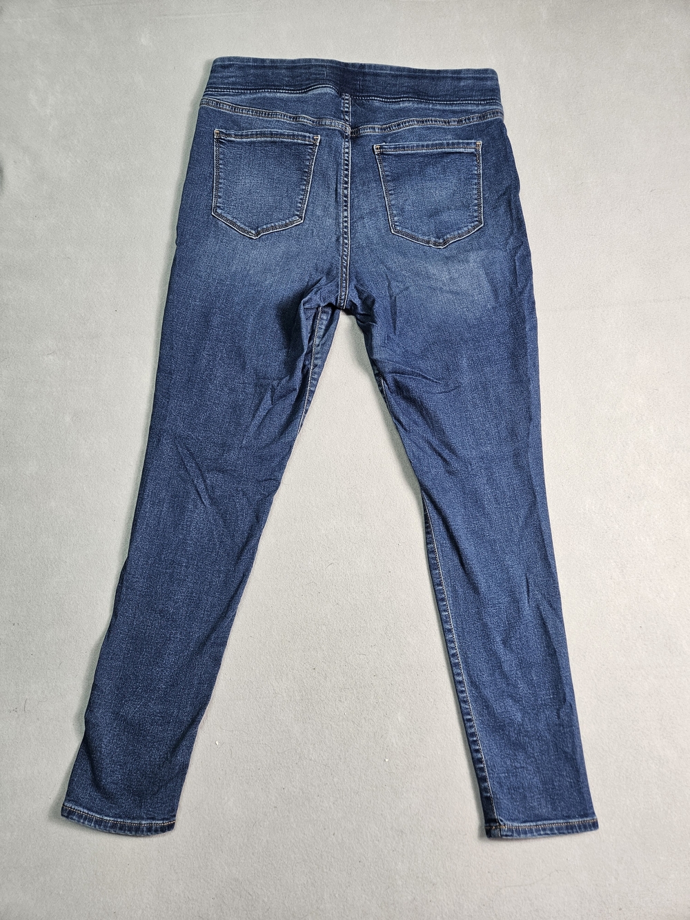 Old Navy Rockstar Mid-Rise Distressed Jeggings Blue Size 14 Regular - Picture 12 of 13
